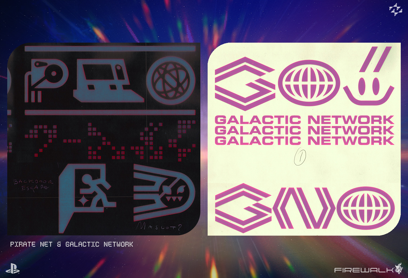 concord, firewalkstudios, playstation, galactic network, pirate net, hacker, hack, vacaliebres, graphic design, logo